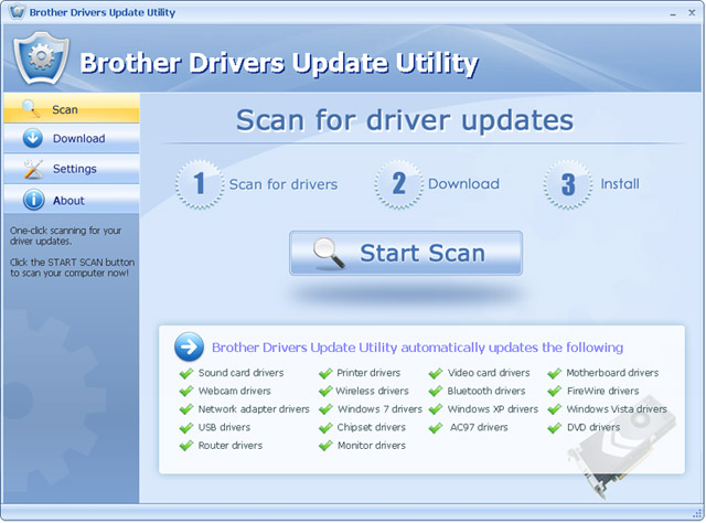 Brother Drivers Update Utility For Windows 7 64 bit