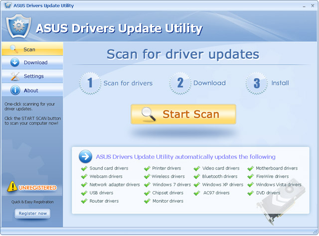 ASUS Eee PC 1000H XP ACPI driver for Windows Vista screenshot1