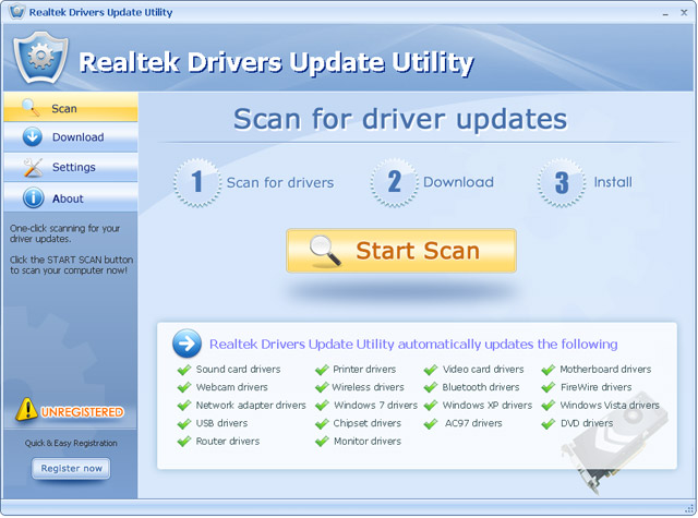 Update your Realtek Laptop drivers automatically.